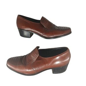 Florsheim Designer Collection Mens Brown Leather Loafer Dress Shoes Size 12 D